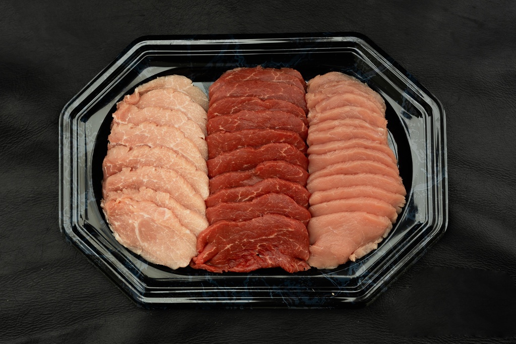 3er Rindshuft, Schweinseckstück, Kalbshuft