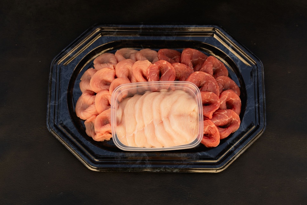 3er Rindshuft, Kalbshuft, Pouletbrust 